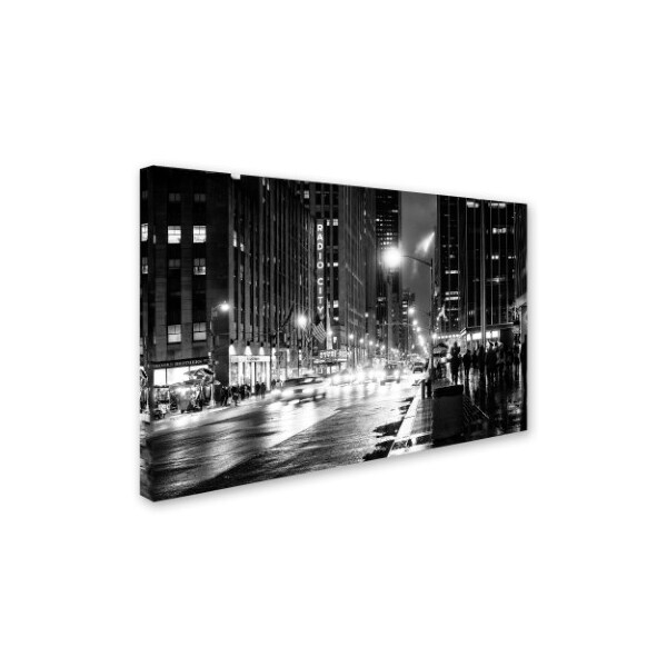 Philippe Hugonnard 'Night In Manhattan' Canvas Art,30x47